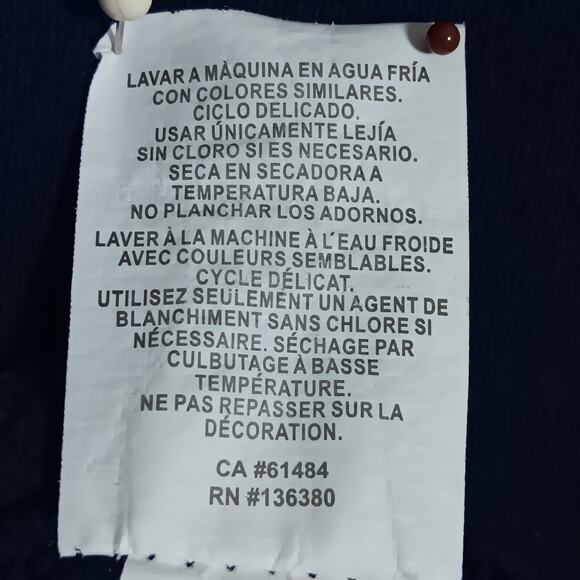 NFL New England Patriots Super Bowl LIII Hoodie Blue Men's Medium Long Sleeve - Picture 9 of 9